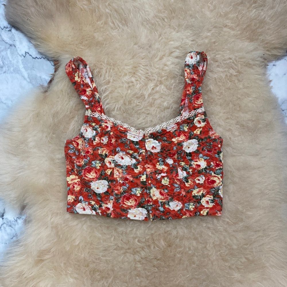 Kimichi blue crop top 